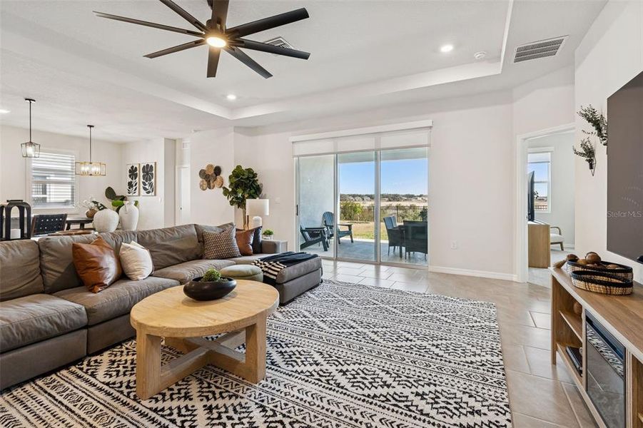 Furnished interior view inside a new home in , Wesley Chapel (Image 36).
