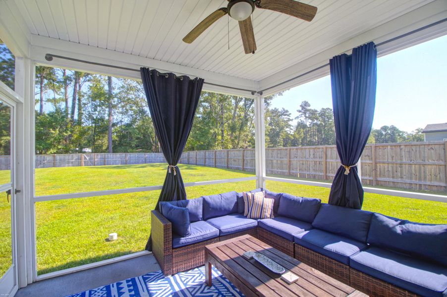 Furnished interior view inside a new home in Sea Island Preserve, Johns Island (Image 25).