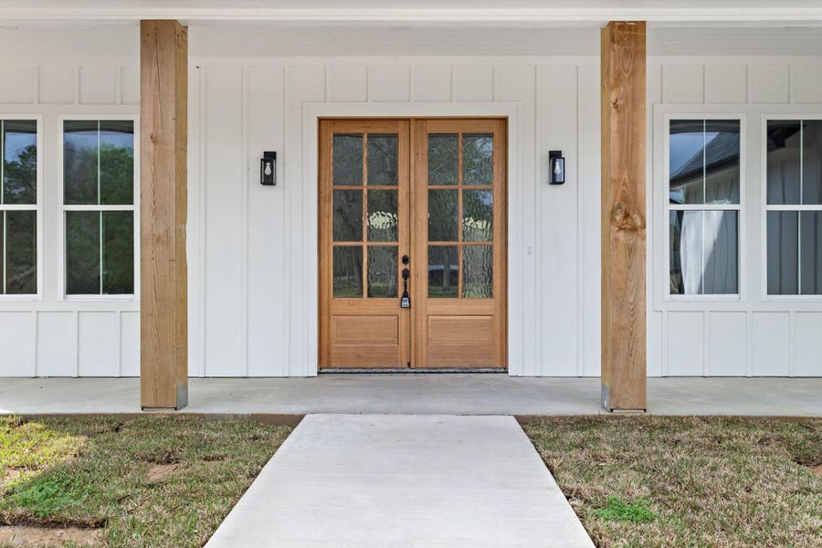 Exterior details and patio area of a home in , Vidor (Image 3). Exterior details and patio area of a home in , Vidor (Image 3).