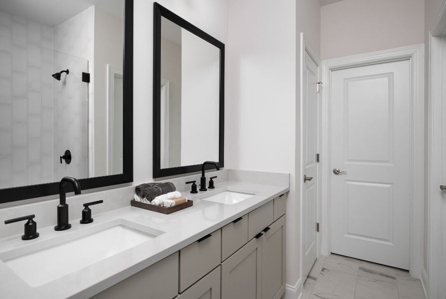 Representative furnished interior of a home built from the Archer by Ashton Woods in Reverie on Cumberland, Atlanta (Image 13).