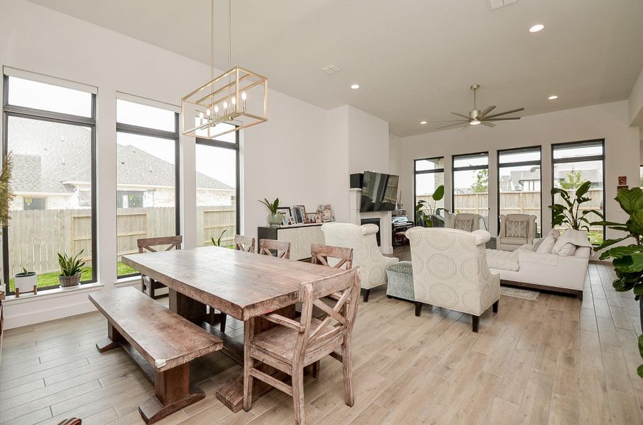 Furnished interior view inside a new home in Escondido, Magnolia (Image 31).
