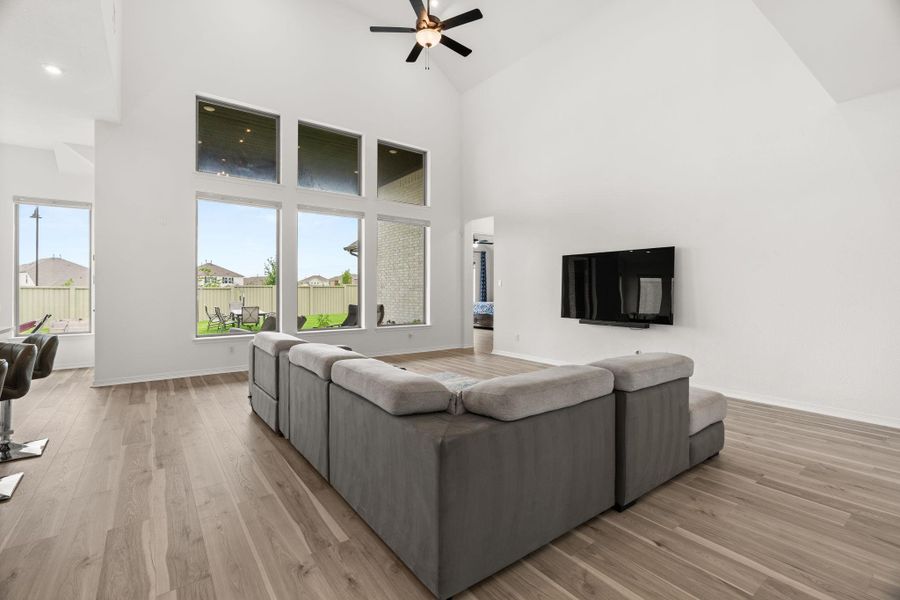Furnished interior view inside a new home in Santa Rita Ranch, Liberty Hill (Image 14).