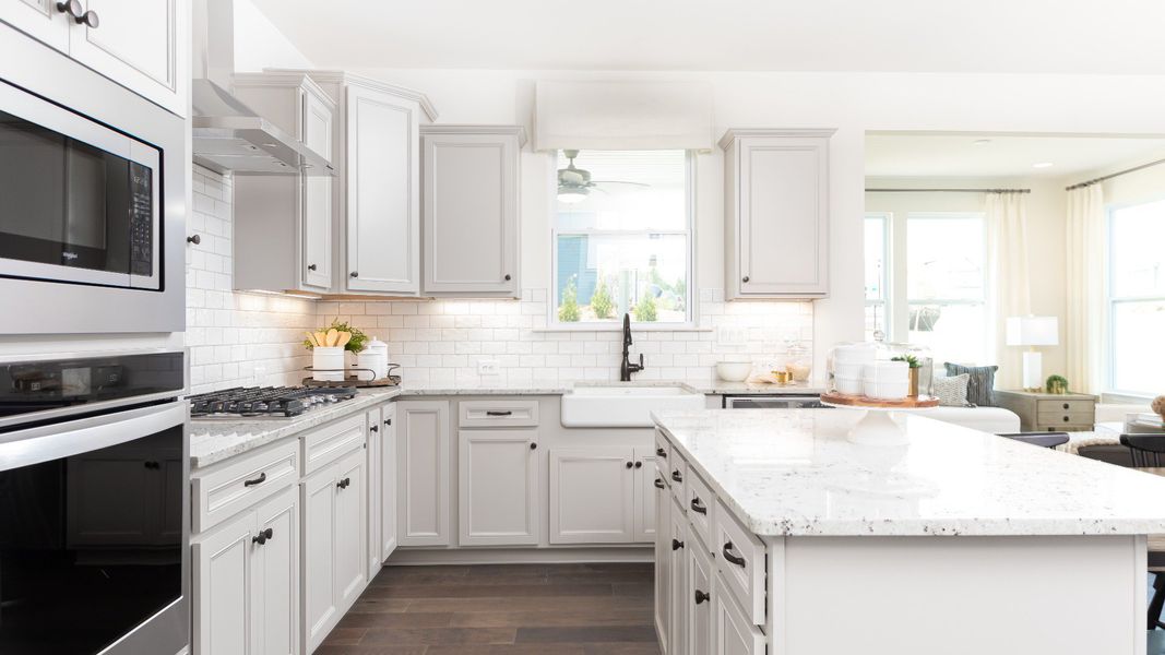 Representative furnished interior of a home built from the Drayton by DRB Homes in Farms at Bellingham, Mooresville (Image 8). Representative furnished interior of a home built from the Drayton by DRB Homes in Farms at Bellingham, Mooresville (Image 8).