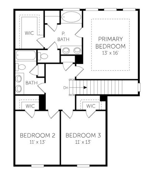 2D floor plan layout for the Livingston - Single Family Homes by Dream Finders Homes in Abbey Walk, Moncks Corner, SC (Image 5). 2D floor plan layout for the Livingston - Single Family Homes by Dream Finders Homes in Abbey Walk, Moncks Corner, SC (Image 5).