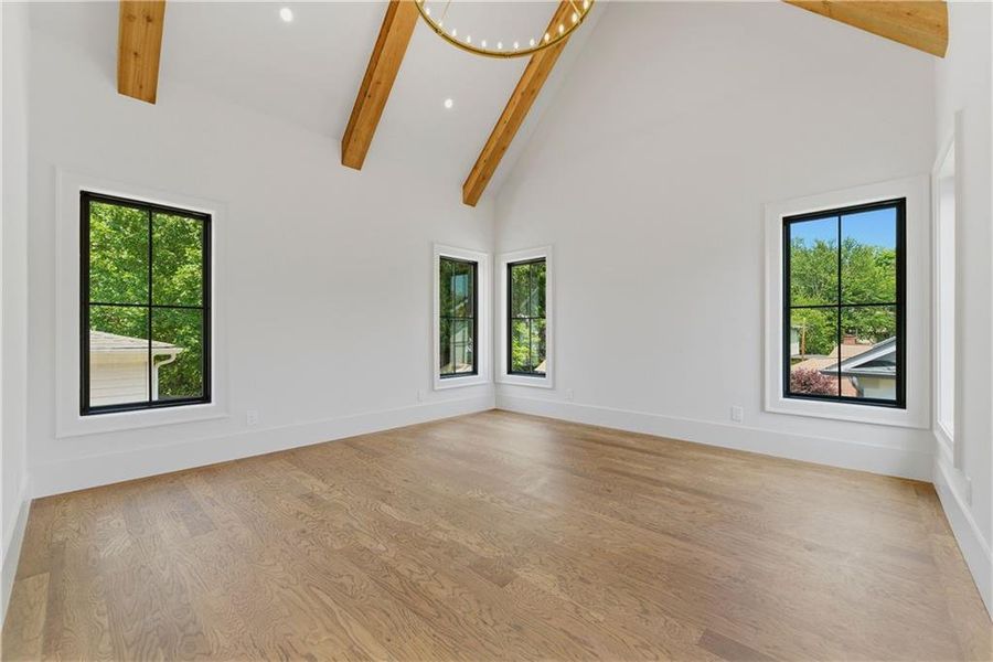 Spacious, unfurnished interior of a new home in , Atlanta (Image 48).