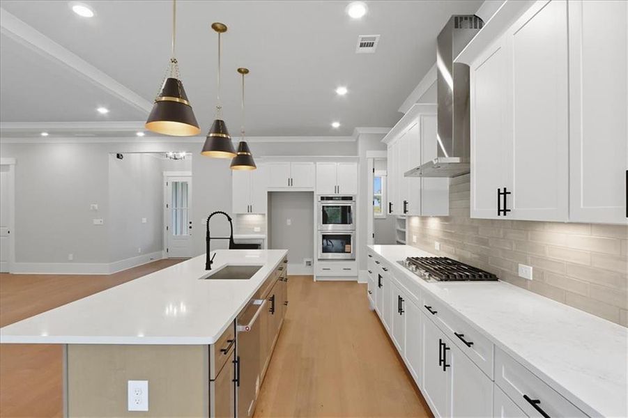 Furnished interior view inside a new home in Old Town Estates, Dacula (Image 10).