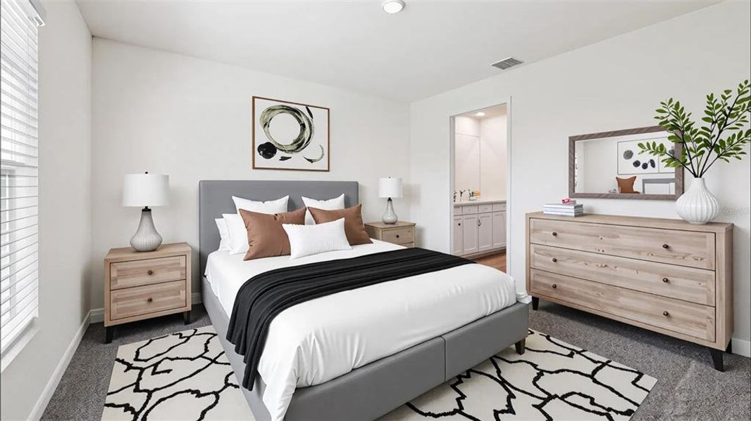 Furnished interior view inside a new home in Hernando County Spot Lots, Spring Hill (Image 9).