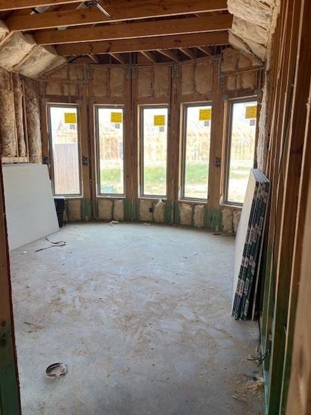 In-progress construction of a new home in The Meadows at Imperial Oaks, Spring, TX (Image 7).