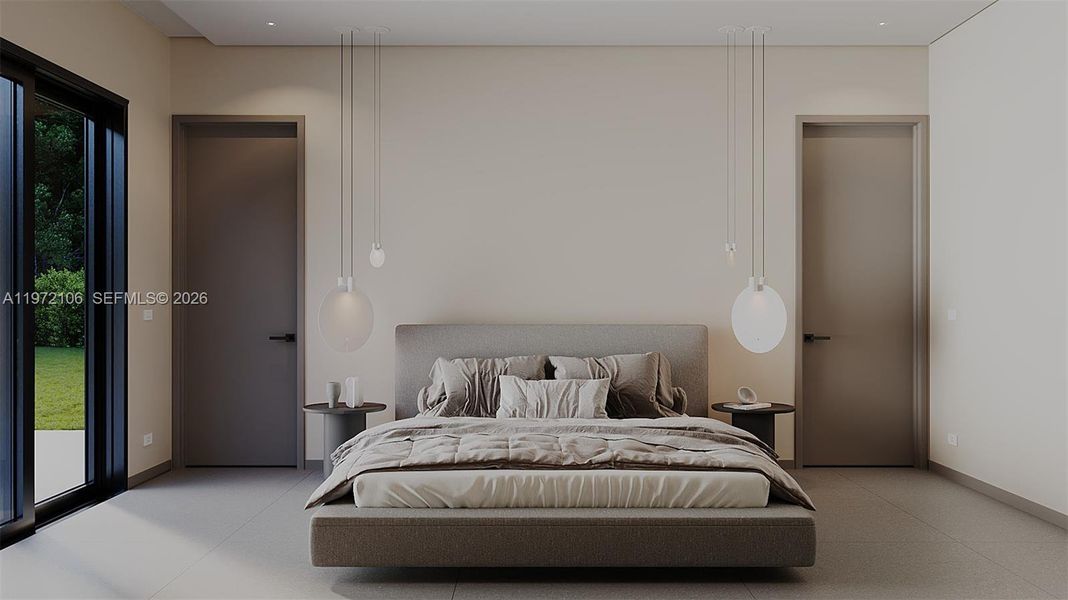 Furnished interior view inside a new home in , Plantation (Image 13).