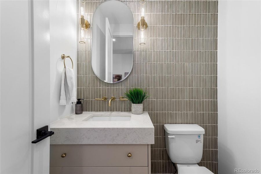 Furnished interior view inside a new home in , Denver (Image 38).