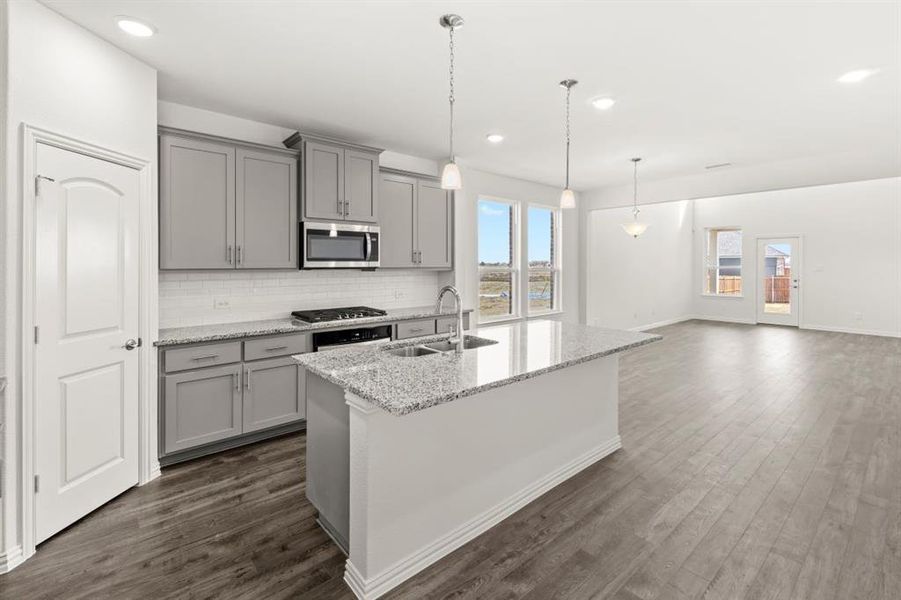 Furnished interior view inside a new home in Edgewater, Fate (Image 12). Furnished interior view inside a new home in Edgewater, Fate (Image 12).