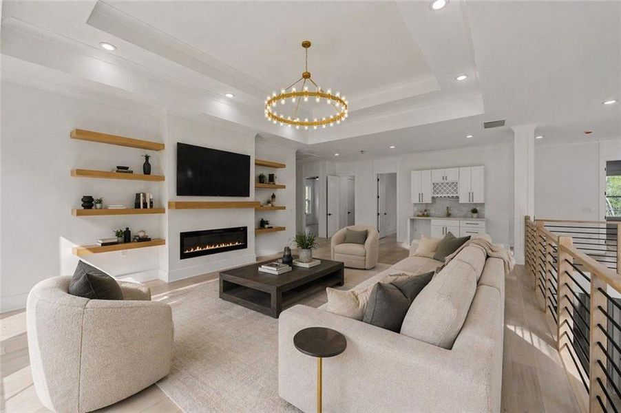 Furnished interior view inside a new home in , Grayson (Image 20).