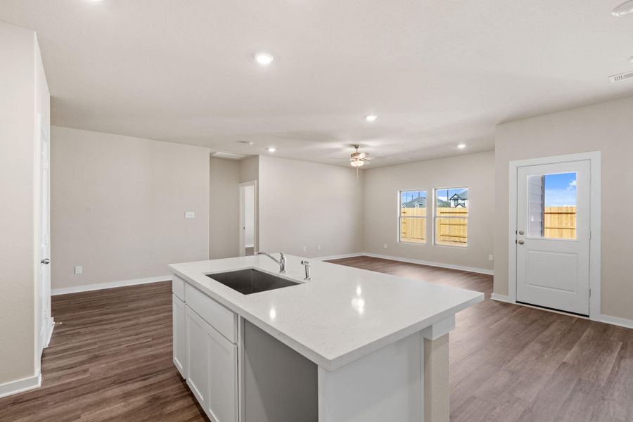 Furnished interior view inside a new home in Arabella on the Prairie 60', Richmond (Image 12).