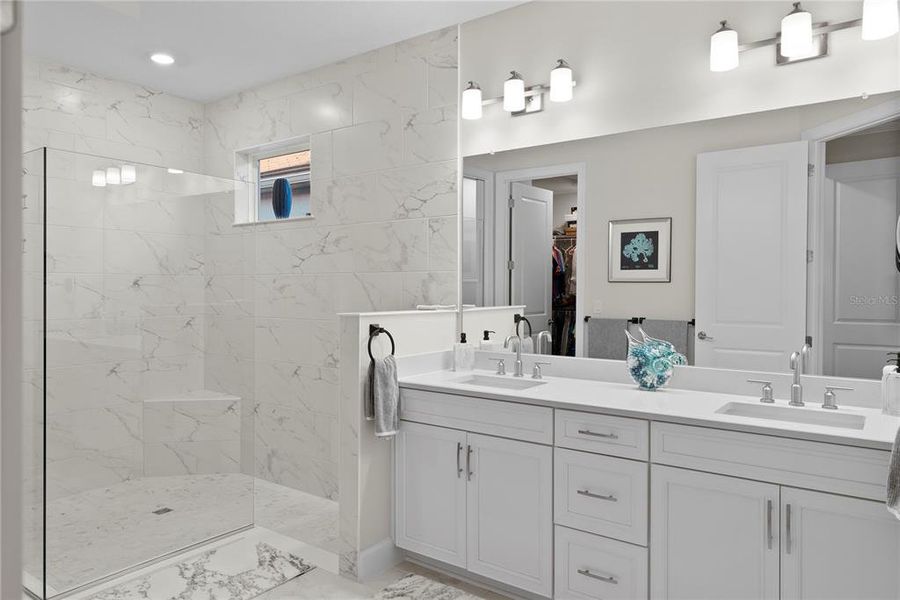 Furnished interior view inside a new home in Esplanade at Wiregrass Ranch, Wesley Chapel (Image 41).