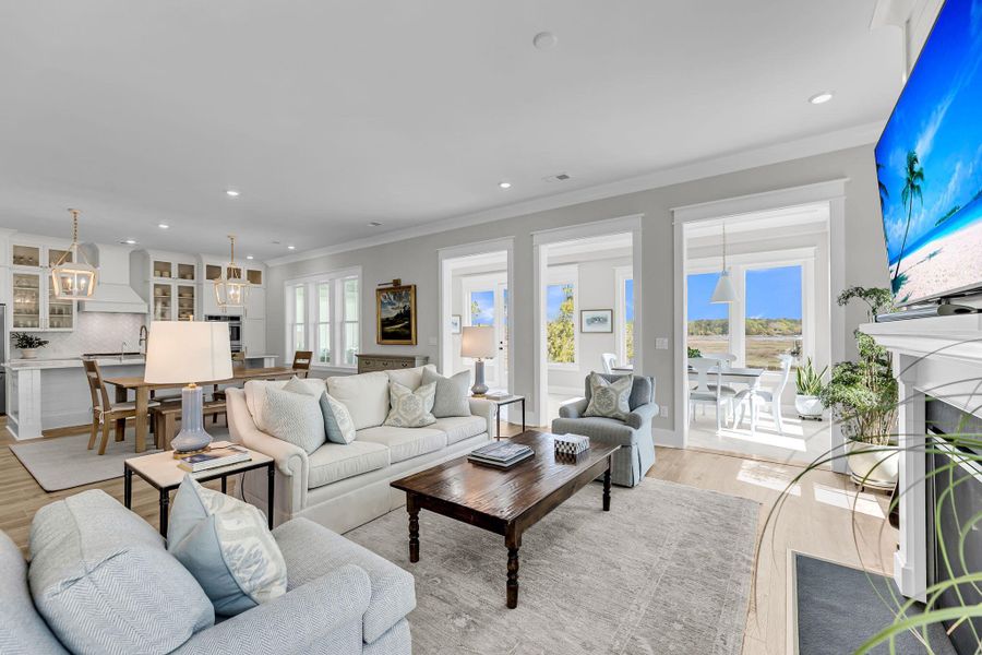 Furnished interior view inside a new home in Carolina Park: Riverside, Mount Pleasant (Image 51).