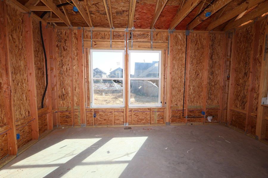 In-progress construction of a new home in Riceland - Enclave Collection, Mont Belvieu, TX (Image 3).
