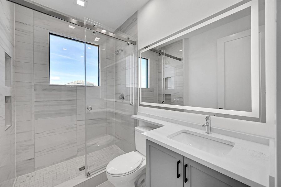 Furnished interior view inside a new home in Apex at Avenir, Palm Beach Gardens (Image 8).