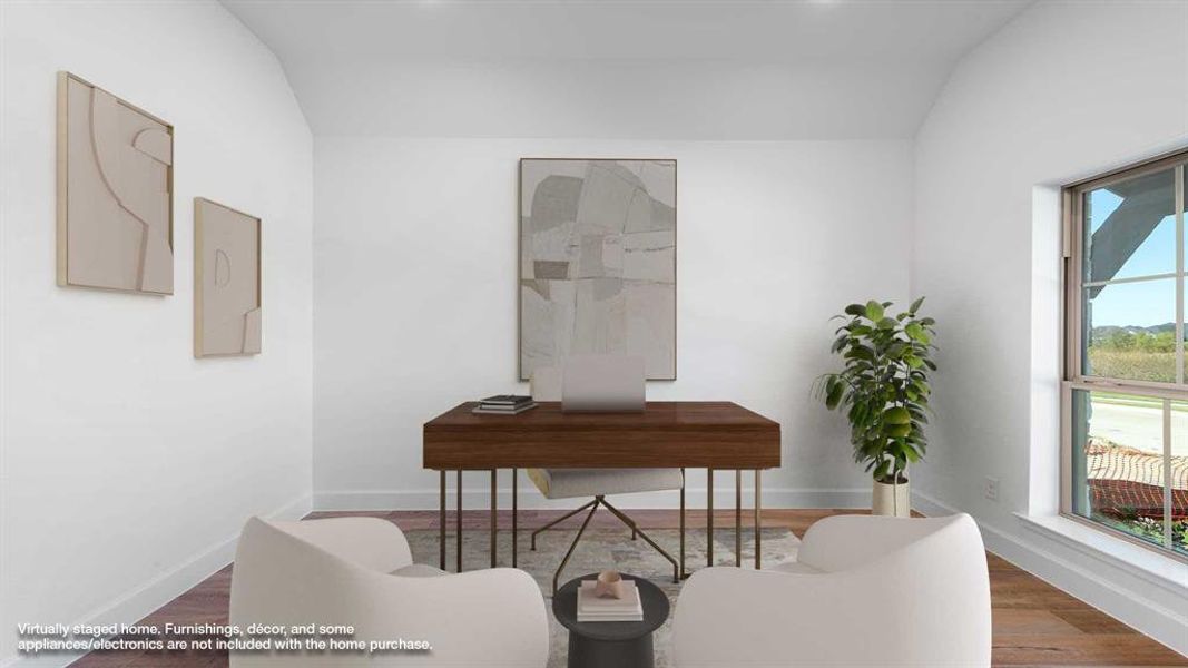 Furnished interior view inside a new home in Devonshire - Reserve 45', Forney (Image 7). Furnished interior view inside a new home in Devonshire - Reserve 45', Forney (Image 7).