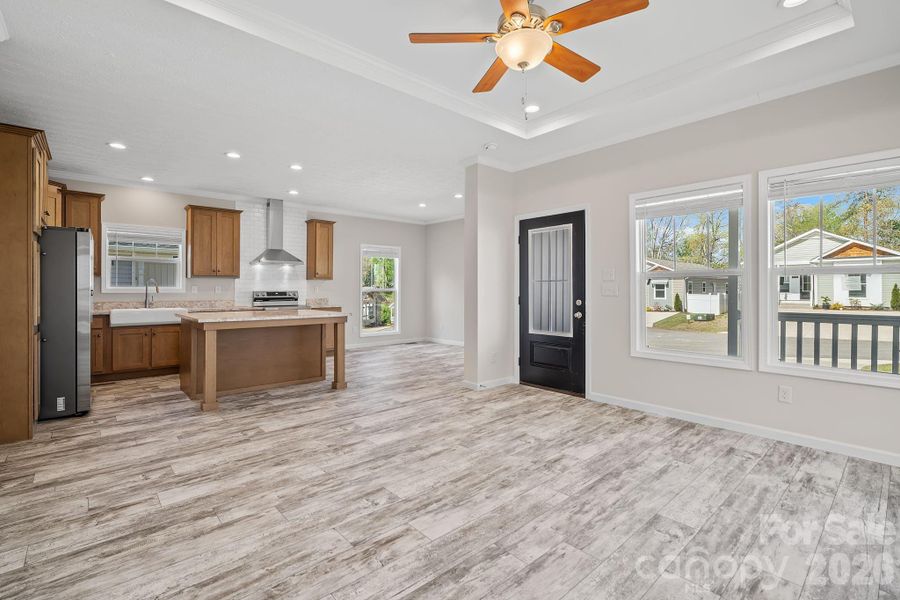 Furnished interior view inside a new home in , Asheville (Image 6).