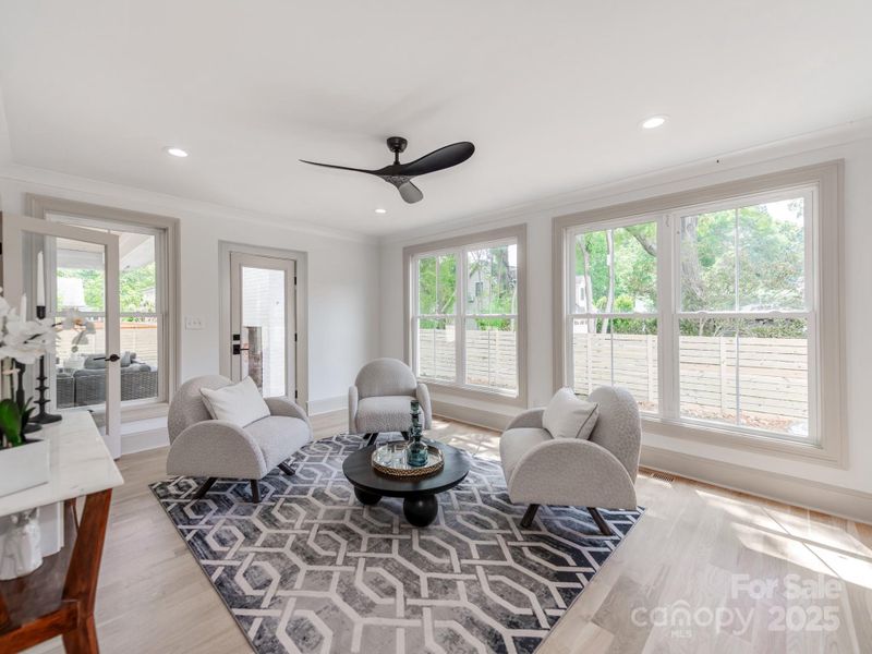 Furnished interior view inside a new home in , Charlotte (Image 11).