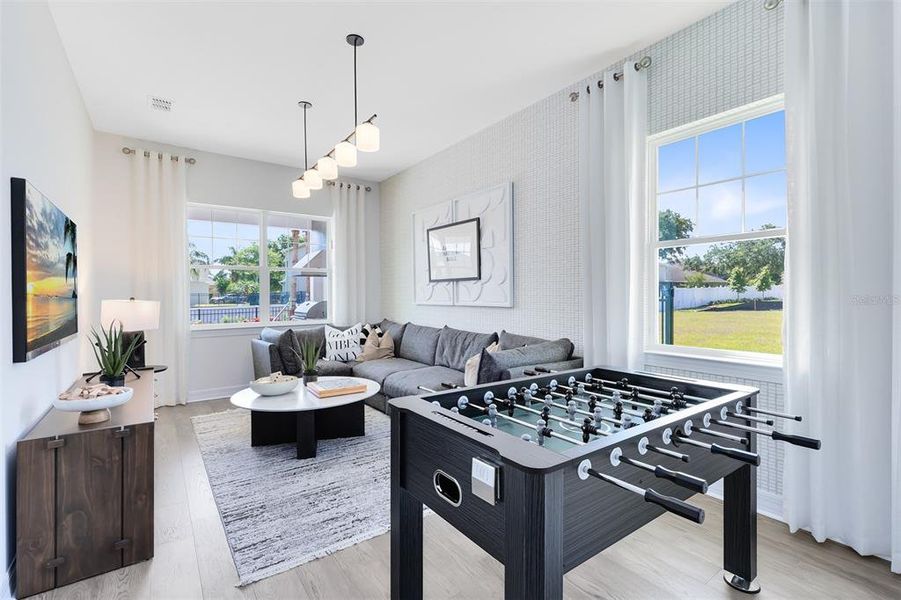 Furnished interior view inside a new home in Winter Grove, Winter Garden (Image 29).