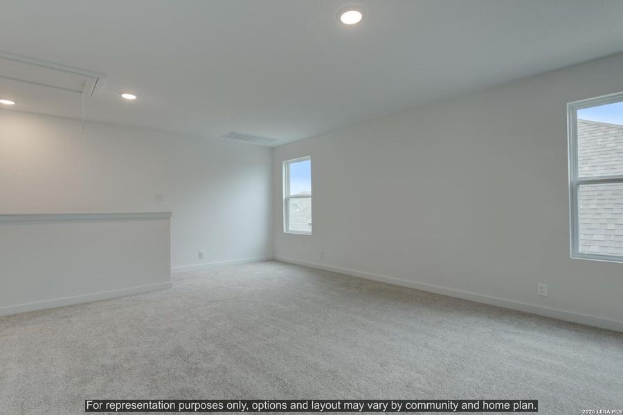 Spacious, unfurnished interior of a new home in Cordova Trails, Seguin (Image 15).