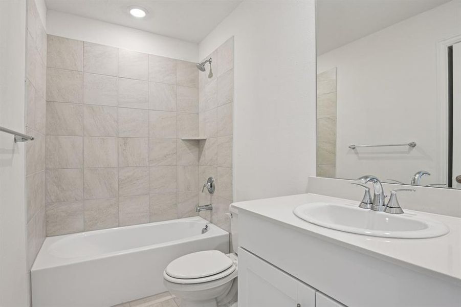 Photo is not of the actual home, but is an inspirational photo of builder’s model home and may depict options, furnishings, and/or decorator features that are not included.