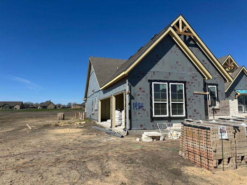 In-progress construction of a new home in Fannin Ranch, Leonard, TX (Image 5).