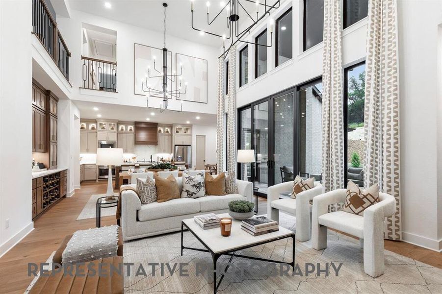 Furnished interior view inside a new home in Sandbrock Ranch, Aubrey (Image 18).