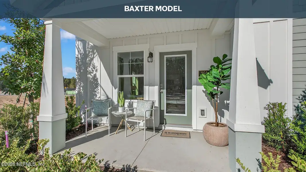 Exterior details and patio area of a home in Liberty Cove, Yulee (Image 1). Exterior details and patio area of a home in Liberty Cove, Yulee (Image 1).