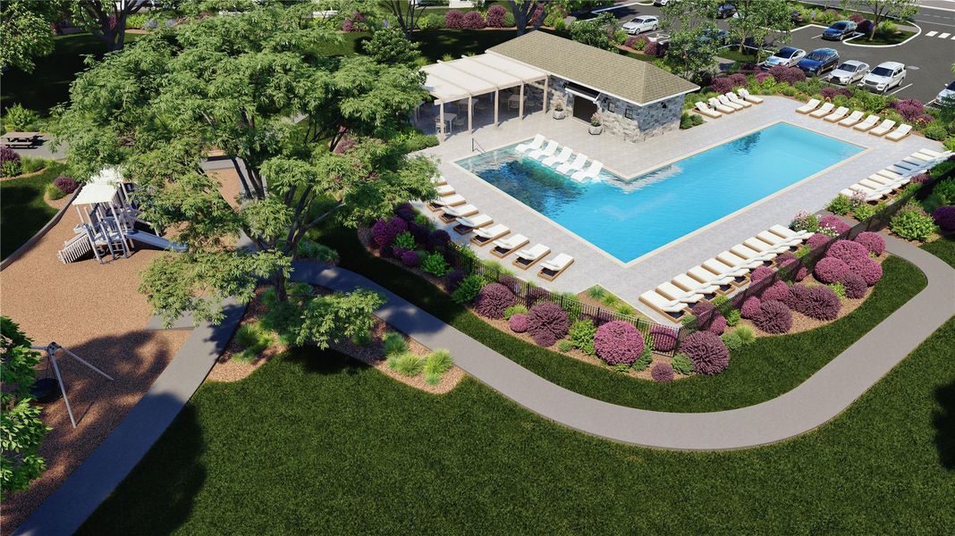 Rendering of community pool coming soon