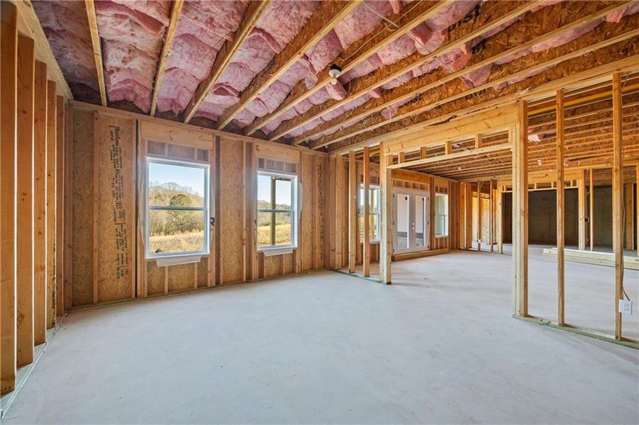 In-progress construction of a new home in , Monroe, GA (Image 14).