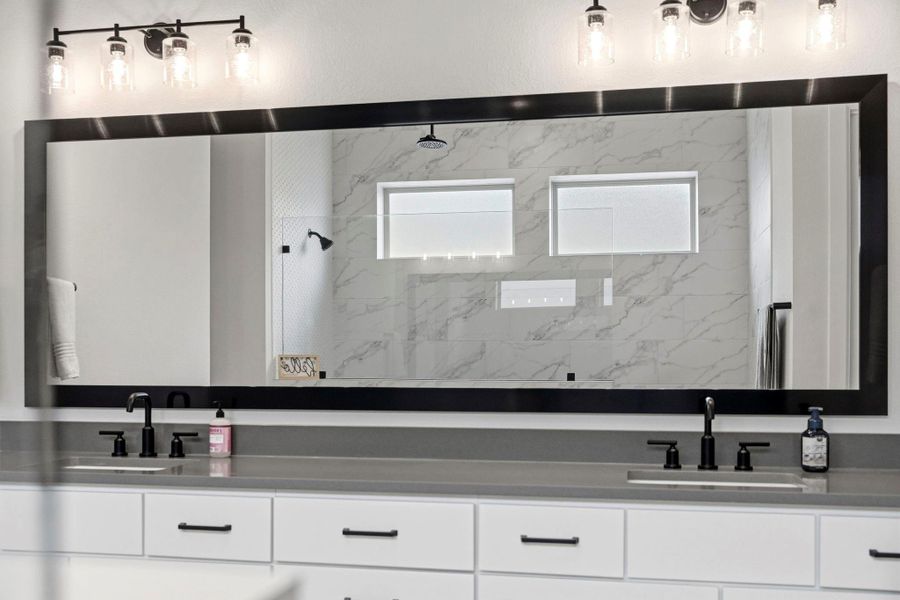 Furnished interior view inside a new home in , Conroe (Image 25).