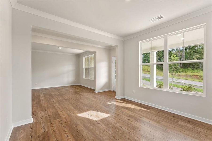 Spacious, unfurnished interior of a new home in The Estates at Gainesville Township, Gainesville (Image 20).
