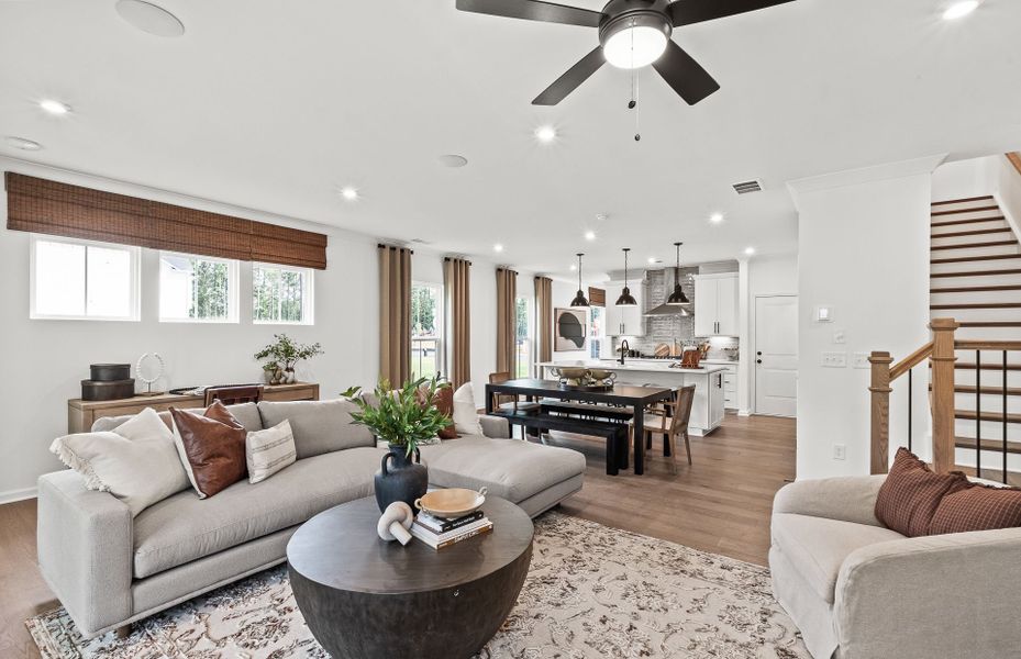 Representative furnished interior of a home built from the Cooper by Pulte Homes in Parkside Towns, Charlotte (Image 16).