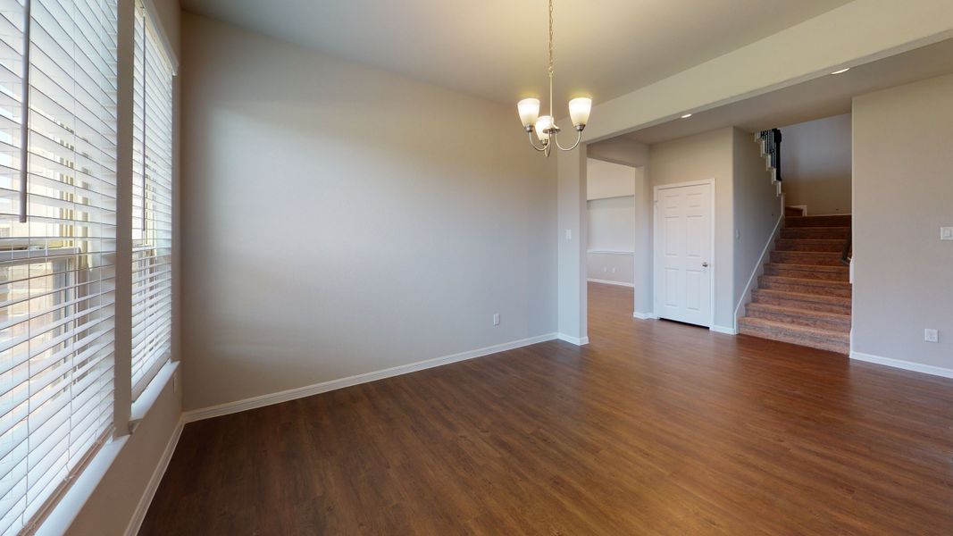 Representative unfurnished interior of a home built from the Floor Plan 3256 by Colina Homes in Grand Magnolia, Magnolia (Image 65).