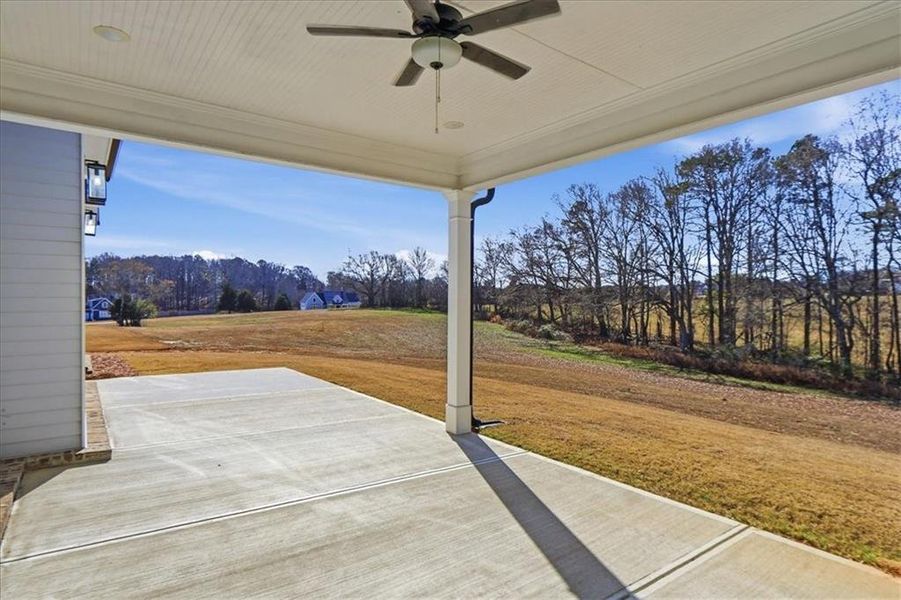 Exterior details and patio area of a home in Old Town Estates, Dacula (Image 28).