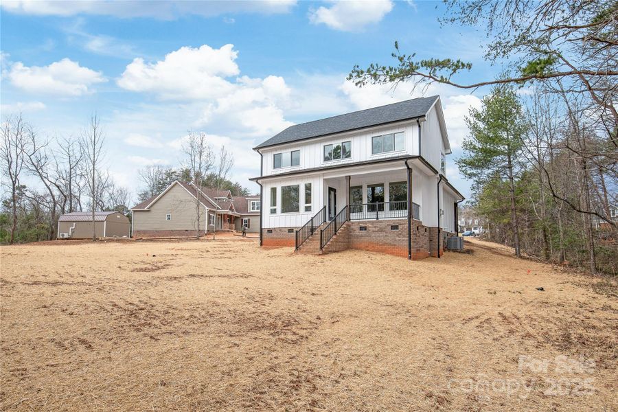 Front exterior of a new home in , Hickory, NC, highlighting curb appeal (Image 21).