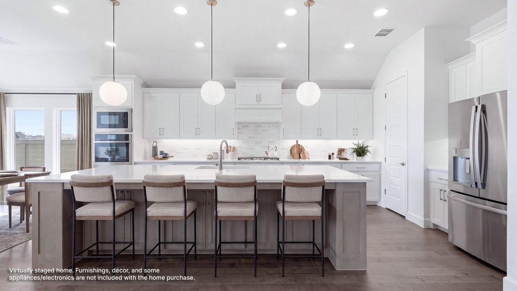 Furnished interior view inside a new home in Landmark, Denton (Image 4).