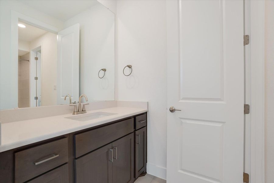 Furnished interior view inside a new home in Leander Estates, Leander (Image 17).