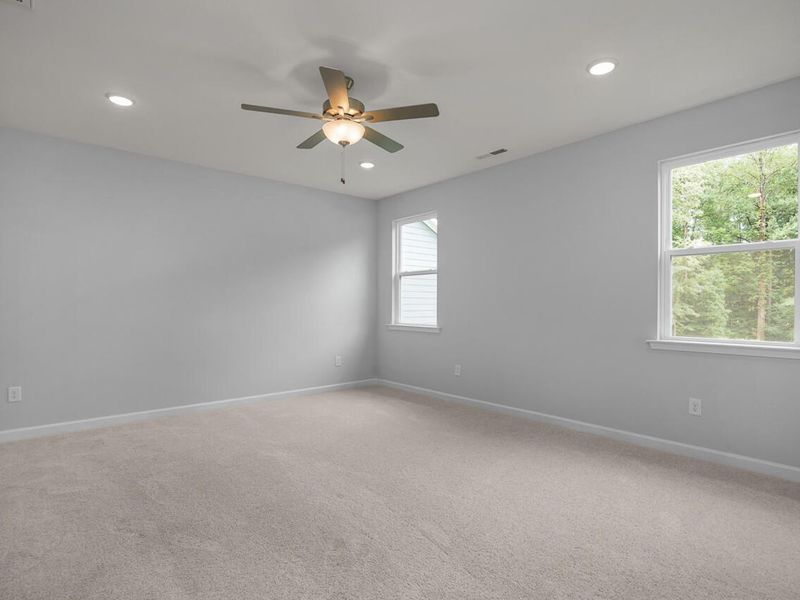 Spacious, unfurnished interior of a new home in Sage on North Main, Wake Forest (Image 21). Spacious, unfurnished interior of a new home in Sage on North Main, Wake Forest (Image 21).