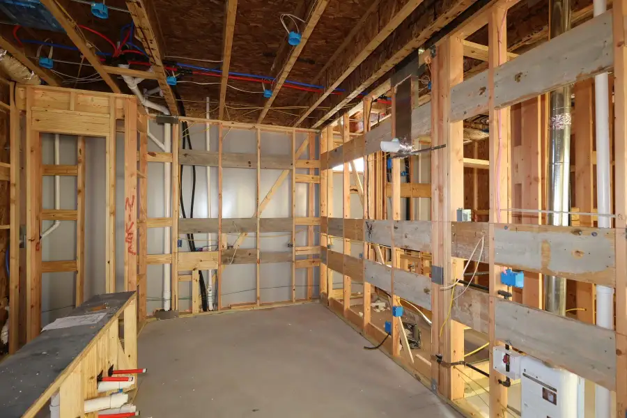 In-progress construction of a new home in Two Step Farm 35', Montgomery, TX (Image 6).