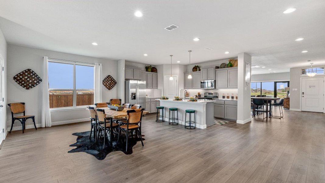 Furnished interior view inside a new home in Morningstar, Fort Worth (Image 10).