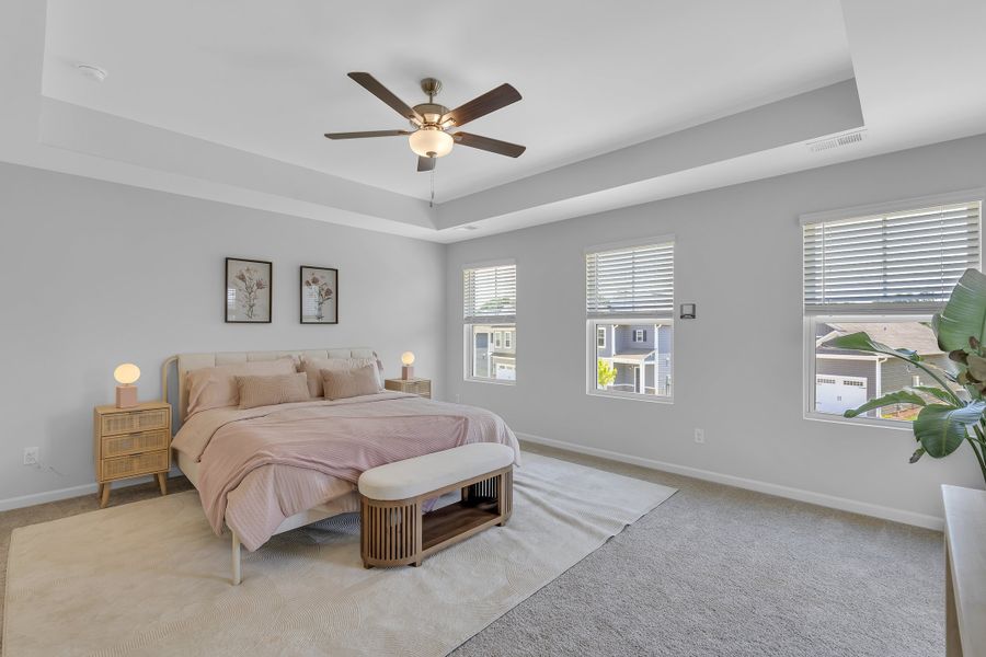 Representative furnished interior of a home built from the Crestfall II by Great Southern Homes in Worthington, Hephzibah (Image 18).