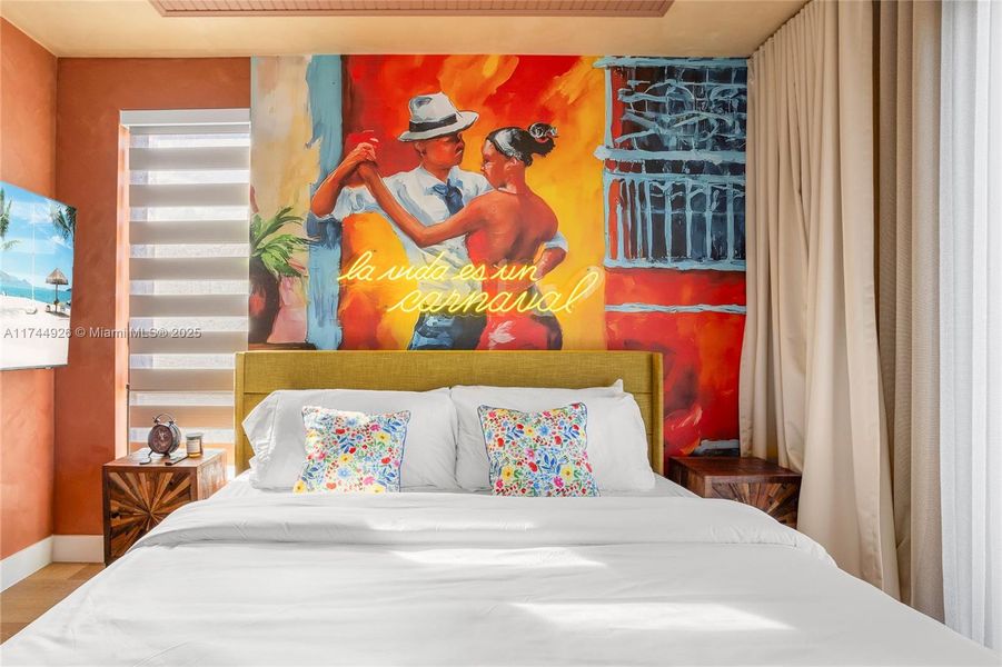 Furnished interior view inside a new home in , Miami (Image 9).