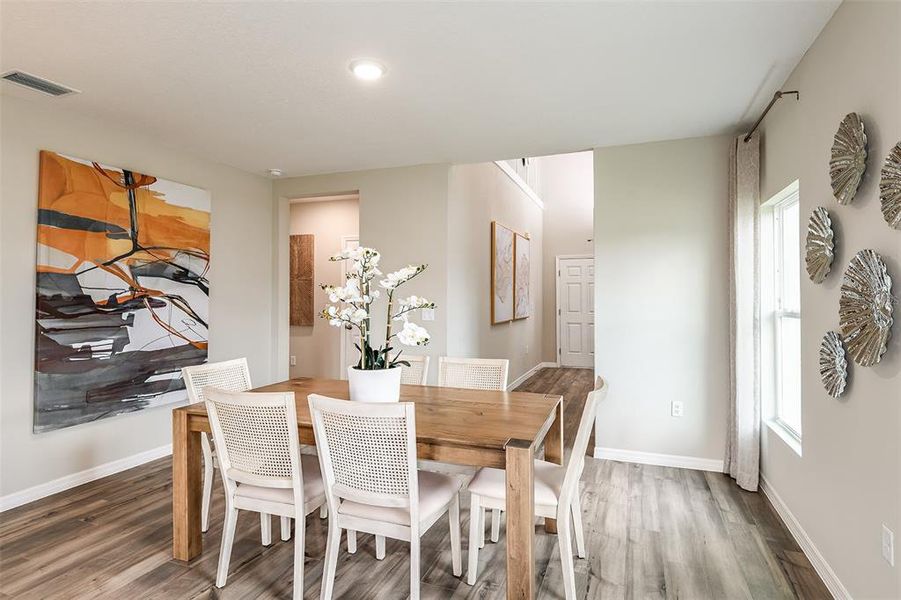 Furnished interior view inside a new home in Scenic Terrace, Haines City (Image 3).