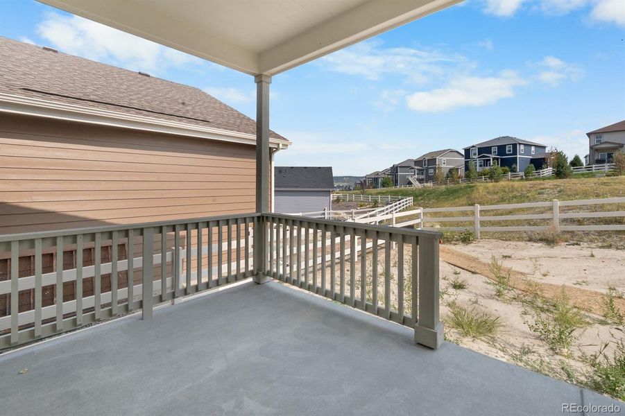 Front exterior of a new home in , Castle Rock, CO, highlighting curb appeal (Image 2). Front exterior of a new home in , Castle Rock, CO, highlighting curb appeal (Image 2).