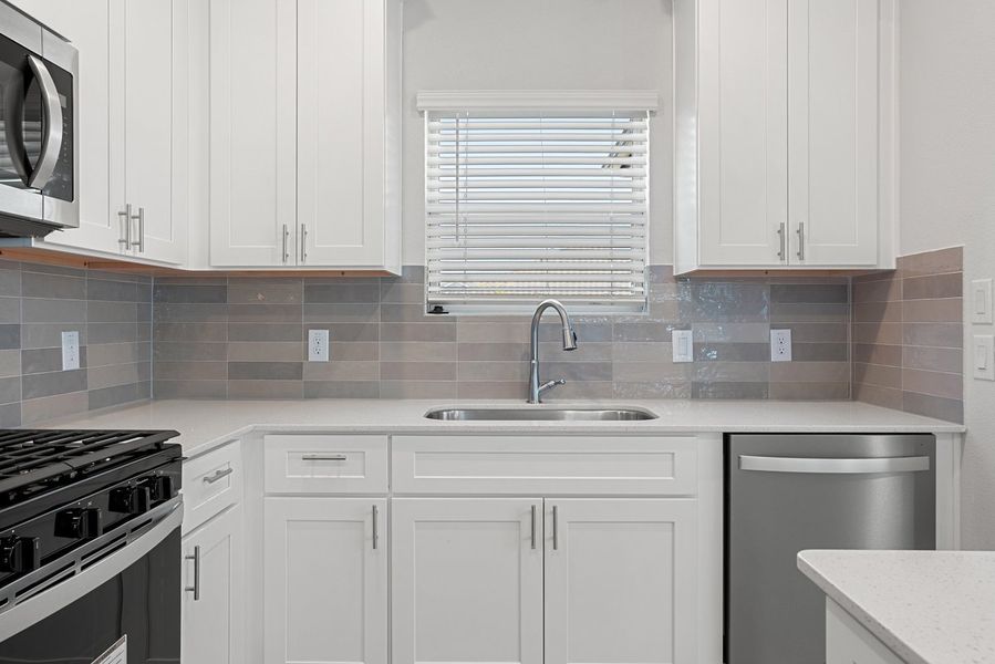 Close-up of interior finishes inside a home in Crosswinds, Kyle (Image 7).