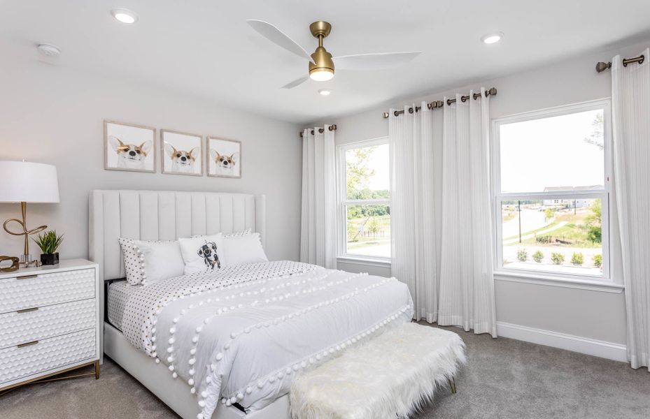 Furnished interior view inside a new home in Browning Stables, Wendell (Image 11).