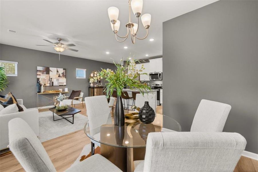Furnished interior view inside a new home in Reeves Park, Stockbridge (Image 34).